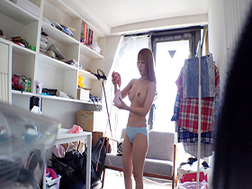 夢を掴むため九州から上京してきたスタイル抜群グラドル志望のG-cupパイパン美女に生中出し！ せな　サンプル画像07