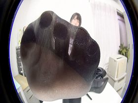 バーチャル淫語パンスト臭嗅がせ手コキ　サンプル画像08