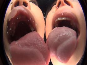 【バーチャル淫語責め】レズキスで唾液まみれになる僕　サンプル画像02