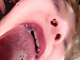 バーチャル痰唾ミックスぶっかけキス　サンプル画像13