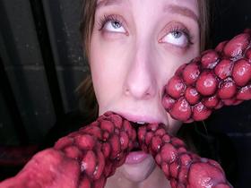 触手組織に囚われ肉オナホ監禁された金髪捜査官　メロディー・雛・マークス　サンプル画像13