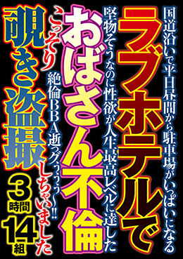 ラブホテルでおばさん不倫こっそり覗き盗撮しちゃいました3時間14組