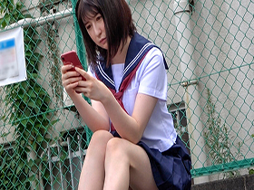 円女交際　中出しoK18歳　吹奏楽部のドM黒髪ショート娘　のあういか サンプル動画サムネイル