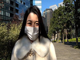 22歳プリケツ受付嬢AVデビュー　初撮影で大潮吹きしちゃいました　根本佳澄 サンプル動画サムネイル