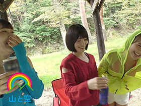 はめキャン 恵体むっちり痴女が野外で変態ブースト！新垣智江 サンプル動画サムネイル