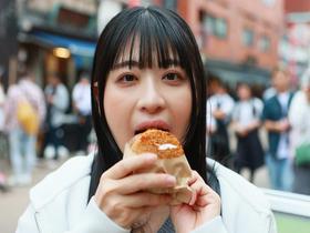 天然爆乳田舎娘のノーブラ東京観光～杏奈ちゃん（Ｇカップ・９７ｃｍ）　サンプル画像06